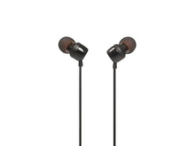 Charger l'image dans la galerie, JBL T110 – Ecouteurs intra-auriculaires filaires – Son Pure Bass de JBL et bouton de contrôle – Connectivité : câble Jack 3,5 mm – Couleur : Noir