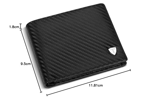 Générique Portefeuille Homme En Cuir Blocage RFID, Mince Porte-Monnaie