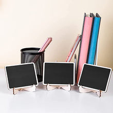 Charger l'image dans la galerie, Amazon Basics Mini tableaux noirs sur chevalets en bois, lot de 20