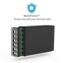Charger l'image dans la galerie, Anker Chargeur Secteur USB PowerPort 6 Ports 60W - Chargeur mural avec technologie PowerIQ, Adaptateur de Voyage pour smartphones et tablettes: iPhone, iPad, Samsung et autres