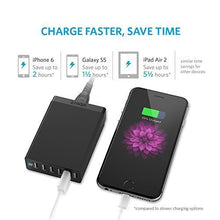 Charger l'image dans la galerie, Anker Chargeur Secteur USB PowerPort 6 Ports 60W - Chargeur mural avec technologie PowerIQ, Adaptateur de Voyage pour smartphones et tablettes: iPhone, iPad, Samsung et autres
