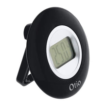Charger l'image dans la galerie, Thermomètre intérieur noir écran LCD - pied réglable - Otio
