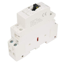 Charger l'image dans la galerie, Yosoo Health Gear Contacteur Jour Nuit, Contacteur AC sur Rail Din 2P 25A 220V 50Hz, avec Interrupteur de Commande Manuel Remplacement des Appareils AC à Montage Din (2NO)
