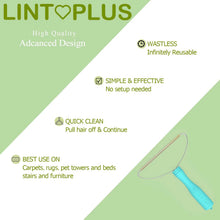 Charger l'image dans la galerie, LINTPLUS Brosse Anti Poils Animaux, spécial Brosse Poil Chat et Brosse Poil Chien pour Tapis, Arbres à Chat et Paniers pour Chiens, Facile à ramasse Poils Animaux