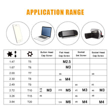 Charger l'image dans la galerie, LIHAO Clés Torx Coudée, Kit de 8 Pièces Clés Allen, Tournevis Etoile T5 T6 T7 T8 T9 T10 T15 T20, Ensembles de Clés Outillage à Main Hexagonales