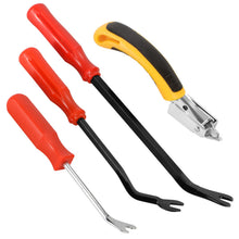 Charger l'image dans la galerie, LUNEKUCK Lot de 4 Arrache Agrafe Agrafeuse Clou Outils de Tapissier pour Meuble Bureau Fauteuil Tapis Bois