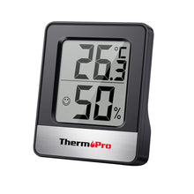 Charger l'image dans la galerie, ThermoPro TP49 Petit Hygromètre Numérique Thermomètre Intérieur Thermomètre D'ambiance Moniteur de Température et Humidimètre pour Le Confort du Bureau à Domicile Thermomètre de Reptile