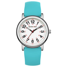 Charger l'image dans la galerie, GOLDEN HOUR Montre D'infirmière étanche pour Professionnels de la Médecine, étudiants, Femmes et Hommes – Cadran Lumineux Facile à Lire, 24 Heures avec Aiguille des Secondes