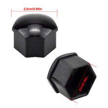 Charger l'image dans la galerie, NATUCE 20PCS 17 mm Universel Capuchons d'écrou de Roue, Noir Boulon Ecrou Couvre pour écrous de Roue, Roue Écrou Roue Couverture Voiture Couvre, Capuchons Protection Hexagonal avec Outil Demontage