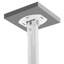 Charger l'image dans la galerie, deleyCON Support Universel pour Vidéoprojecteur Support Plafond Inclinable de +-15° - Pivotant de 360° - Jusqu'à 13,5 Kg - Réglable en Hauteur 380 mm - 580 mm - Passage de Câble - Blanc