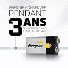 Charger l'image dans la galerie, Energizer Pile 9V, Alkaline Power, Lot de 8