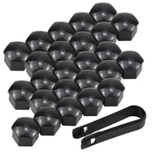Charger l'image dans la galerie, NATUCE 20PCS 17 mm Universel Capuchons d'écrou de Roue, Noir Boulon Ecrou Couvre pour écrous de Roue, Roue Écrou Roue Couverture Voiture Couvre, Capuchons Protection Hexagonal avec Outil Demontage