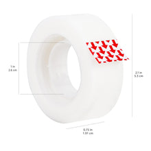 Charger l'image dans la galerie, Amazon Basics - Lot de 6 rubans adhésifs mat, conçu pour la réparation, recharges de ruban adhésif, Translucide, 1,9 cm x 25,4 m