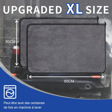 Charger l'image dans la galerie, Faireach 80x50 CM XL Chiffons en Microfibre Voiture Lot de 2, Chiffon de Séchage pour Voiture 1000GSM Chiffons de Polissage pour Auto Motocyclette l'entretien Ultra Absorbant Serviettes Microfibre