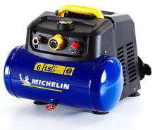 Charger l'image dans la galerie, MICHELIN MBL6 Compresseur d'Air Portable, Compresseur d'Air Sans Huile de 6 Litres, Manomètre Intégré, Pression Max. 8 Bar, Puissance 1.5 CV