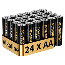 Charger l'image dans la galerie, POWEROWL Piles alcalines AA Haute capacité, Pack de 24, 1,5 V, Batteries AA durables, durée de Conservation de 10 Ans (Non Rechargeables)