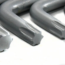 Charger l'image dans la galerie, S&R Clefs Torx Hexagonales - Jeu 15 Clés Torx à étoile sans trous Extra Résistantes TX6 – TX60. Torx 6/7 / 8/9 / 10/15 / 20/25 / 27/30 / 40/45 / 50/55 / 60