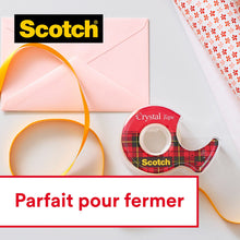 Charger l'image dans la galerie, Scotch Crystal Ruban Adhésif Transparent , Multi-Pack, 8 Rouleaux, 19mm x 33 m - Ruban Adhésif Transparent à Usage Général pour l'Ecole, la Maison et le Bureau