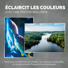 Charger l'image dans la galerie, Pochettes de plastification Fellowes au format A4, 80 microns, Pack de 100 Feuilles à plastifier, Finition Brillante, Technologie ImageLast Aspect Haute Qualité, Idéal pour les photos et affiches