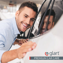 Charger l'image dans la galerie, ✅ Glart 44TP Chiffon de polissage , 2 faces polyvalents pour motocyclette et machine à polir les Voitures, absorbants, 40x40 cm, Anthracite avec borde rouget