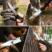 Charger l'image dans la galerie, Swiss+Tech Couteau de Survie, Couteau de Chasse à Lame Fixe avec Etui Rigide, Parfait pour Survie, Chasse, Camping, Randonnée