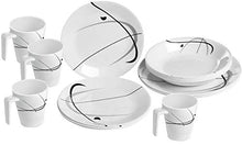 Charger l'image dans la galerie, Brunner Serenade Melamine Set Haute Qualité 16 Pièces Assiettes Compatible Lave-Vaisselle