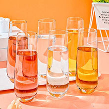 Charger l'image dans la galerie, Design Master Verres à Flûte de Champagne sans Pied Verres de Boisson sans Plomb Verres à Vin Tout Usage