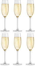 Charger l'image dans la galerie, Verre à champagne Atna de Libbey 21 cl / 210 ml 6 Unités Design Elégant Qualité Supérieure Lave-Vaisselle