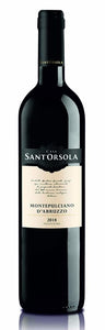 Sant'Orsola Tuscany Montepulciano D.O.C. Abruzzo Vin Rouge Italien - Lot de 6 Bouteilles x 75cl.