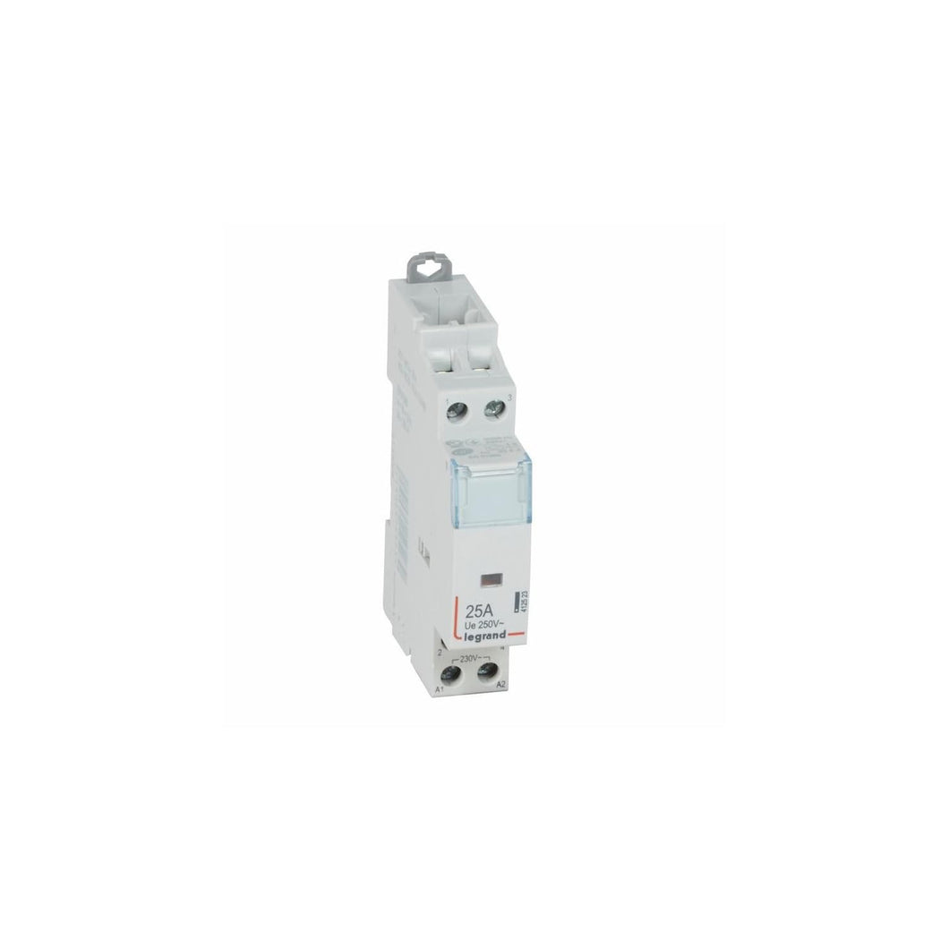 Contacteur de puissance CX³ bobine 230V~ sans commande manuelle - 2P 250V~ - 25A - contact 2F - 1 module